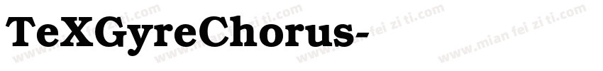 TeXGyreChorus字体转换