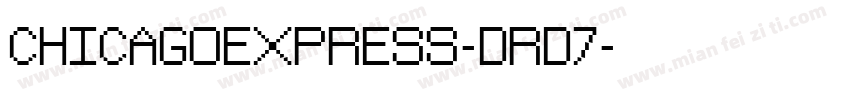 ChicagoExpress-dRd7字体转换
