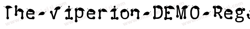 The-Viperion-DEMO-Regular字体转换