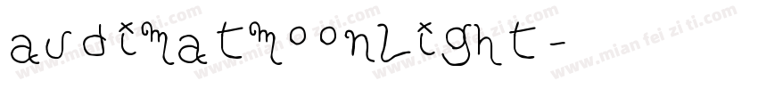 audimatmoonlight字体转换