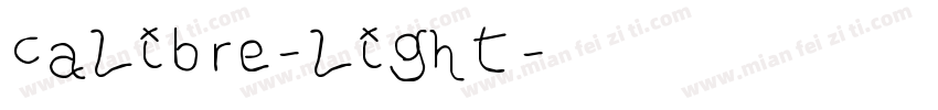 calibre-light字体转换