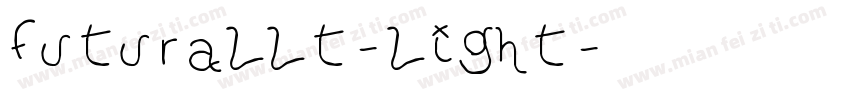 futurallt-light字体转换