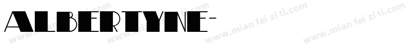 Albertyne字体转换