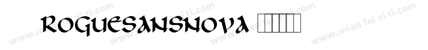 1252roguesansnova字体转换