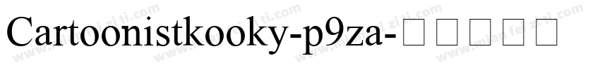 Cartoonistkooky-p9za字体转换