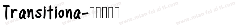 Transitiona字体转换