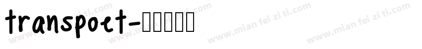 transpoet字体转换