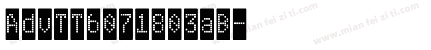 AdvTT6071803aB字体转换