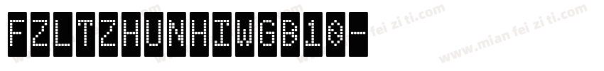 FZLTZHUNHIWGB10字体转换