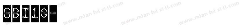 GBI10字体转换