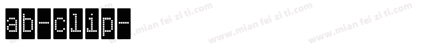 ab-clip字体转换