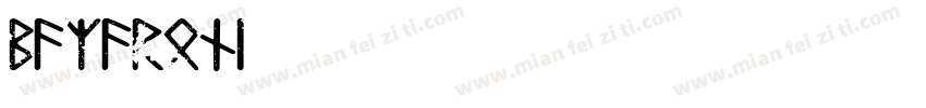 bazaroni字体转换