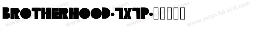 Brotherhood-7x7P字体转换