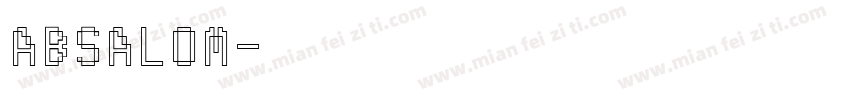 ABSALOM字体转换