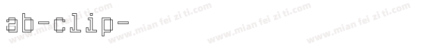 ab-clip字体转换