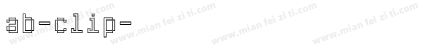 ab-clip字体转换