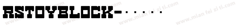 RSToyBlock字体转换