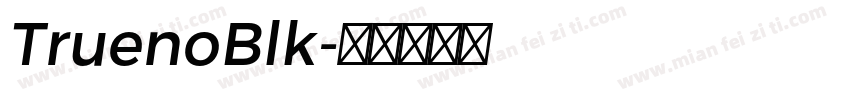 TruenoBlk字体转换
