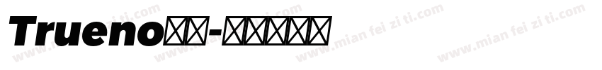 Trueno字体字体转换