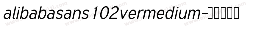 alibabasans102vermedium字体转换
