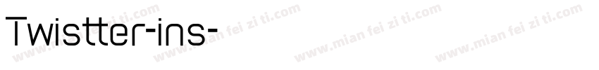 Twistter-ins字体转换