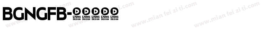 BGNGFB字体转换
