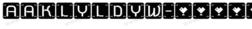 AaKLYLDYW字体转换