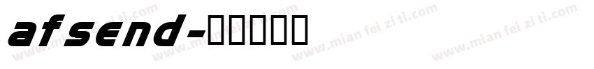 afsend字体转换
