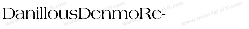DanillousDenmoRe字体转换