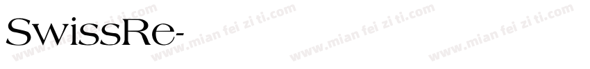 SwissRe字体转换