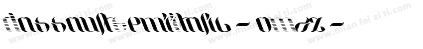 DassaultSemiItalic-0M2z字体转换