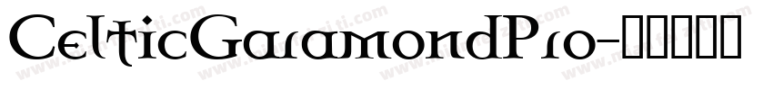 CelticGaramondPro字体转换
