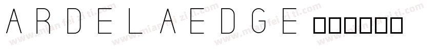 ardelaedge字体转换