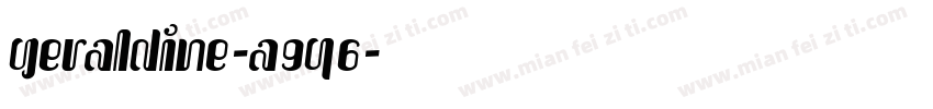 Geraldine-A9q6字体转换
