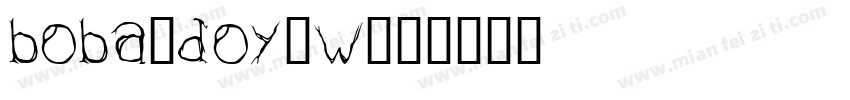 Boba-DOY0W字体转换