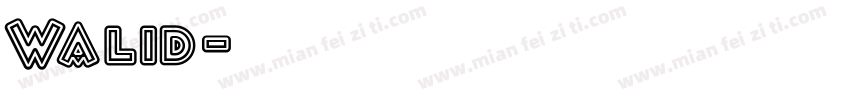 Walid字体转换