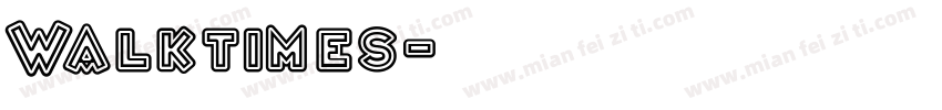 Walktimes字体转换