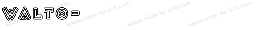 walto字体转换
