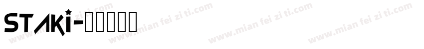 staki字体转换