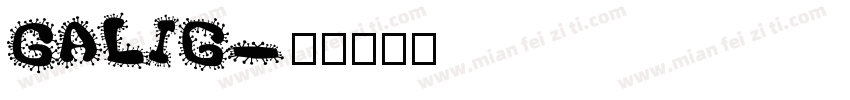 Galig字体转换