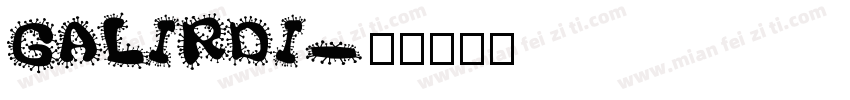 Galirdi字体转换
