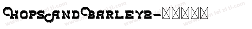 HopsAndBarley2字体转换