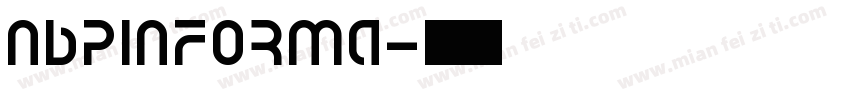 NBPINFORMA字体转换