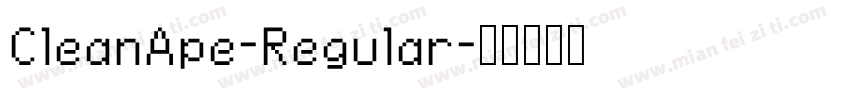CleanApe-Regular字体转换