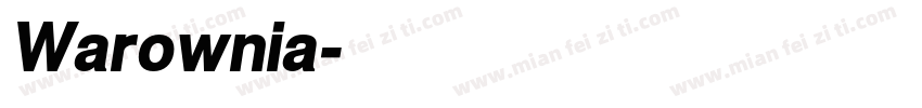Warownia字体转换