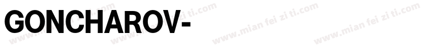 GONCHAROV字体转换