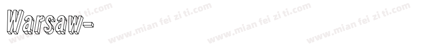 Warsaw字体转换