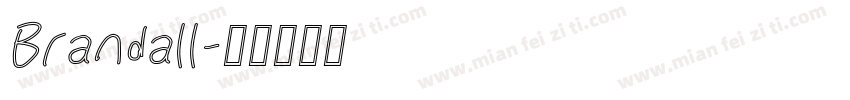 Brandall字体转换