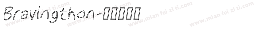Bravingthon字体转换
