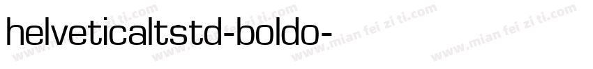 helveticaltstd-boldo字体转换